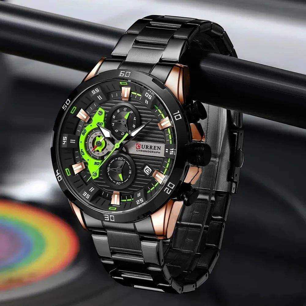 CURREN 8402 Men's Watch Black thumbnail 2