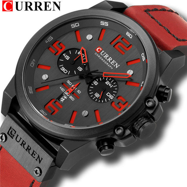 CURREN Ultimate Design Men's Watch Red thumbnail 2