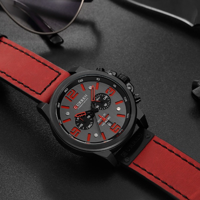 CURREN Ultimate Design Men's Watch Red thumbnail 3