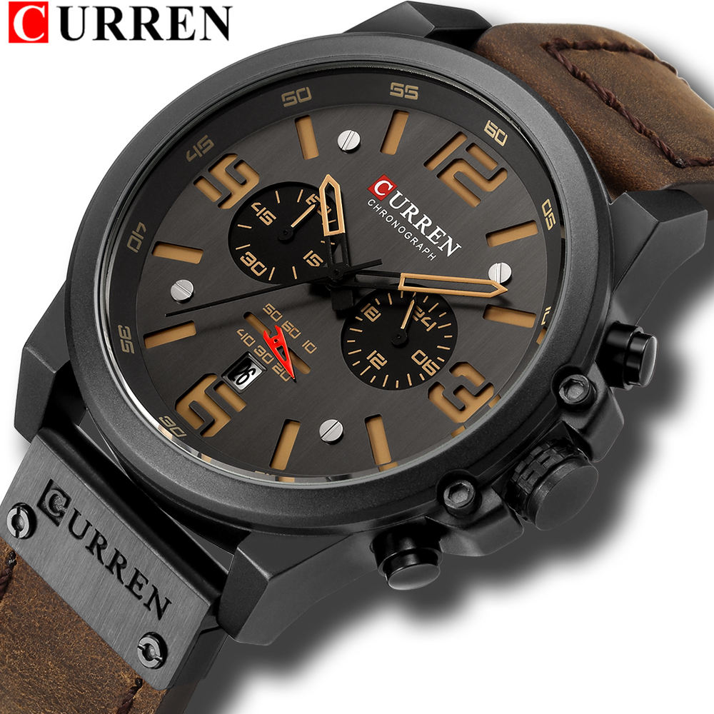 CURREN Ultimate Design Men's Watch BrownBlack thumbnail 3