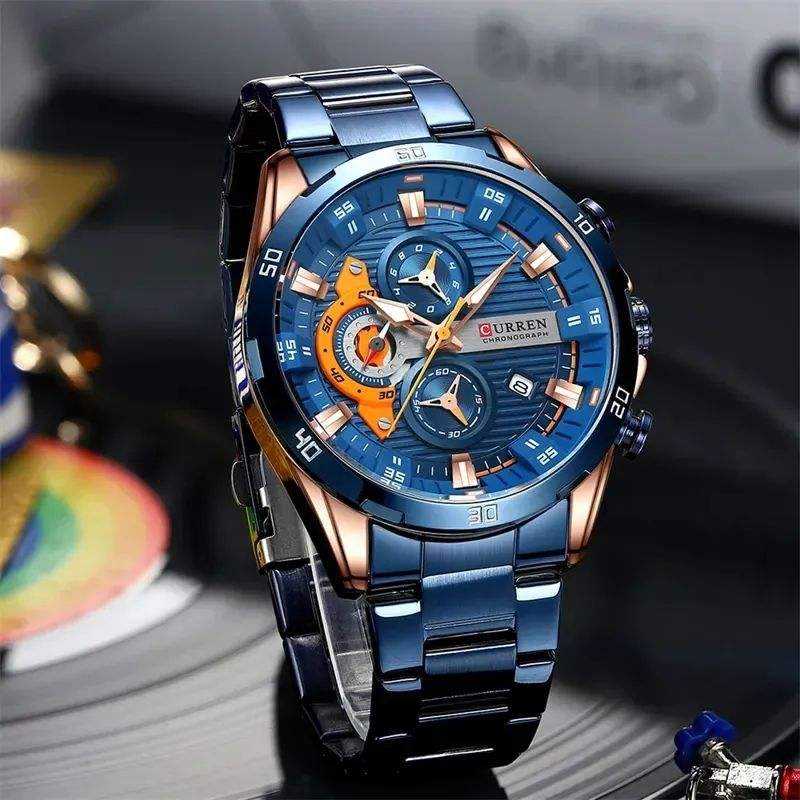 CURREN 8402 Men's Watch Blue