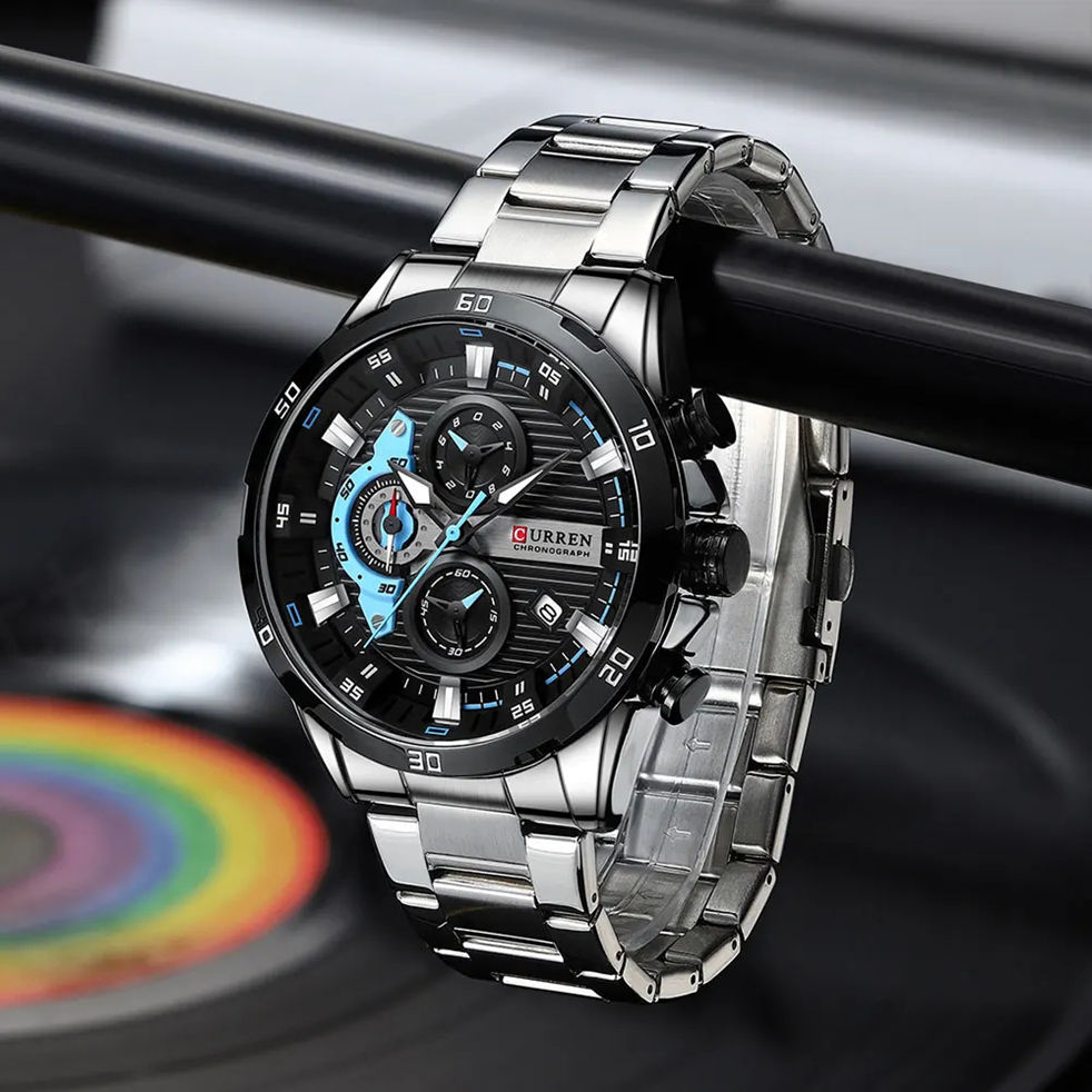 CURREN 8402 Men's Watch Silver thumbnail 2