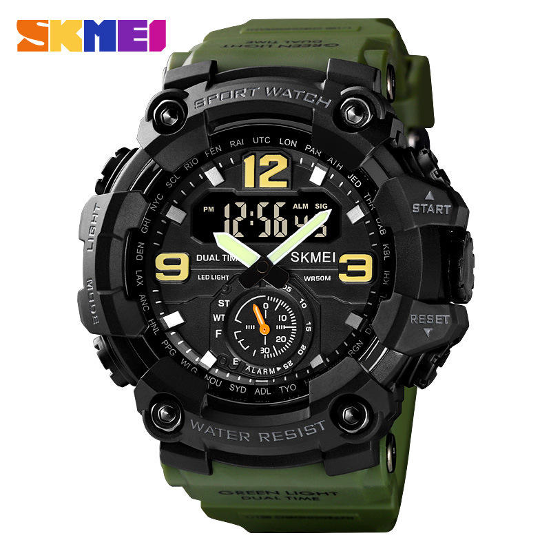 SKMEI Military Gear Men's Watch Green