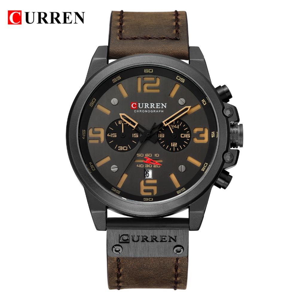 CURREN Ultimate Design Men's Watch BrownBlack thumbnail 2