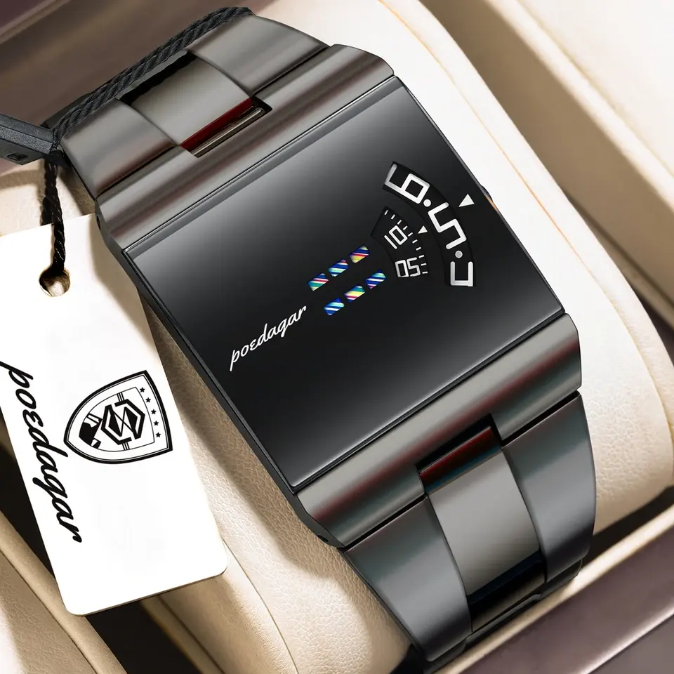 Poedagar 857 Men's watch BlackGray