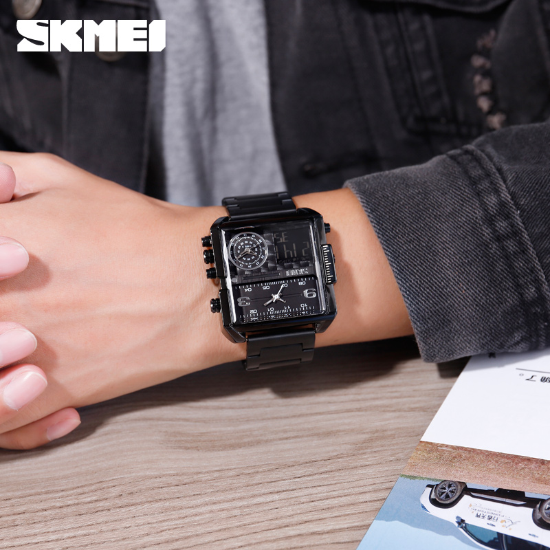 SKMEI 1584 Men's Watch Black thumbnail 5