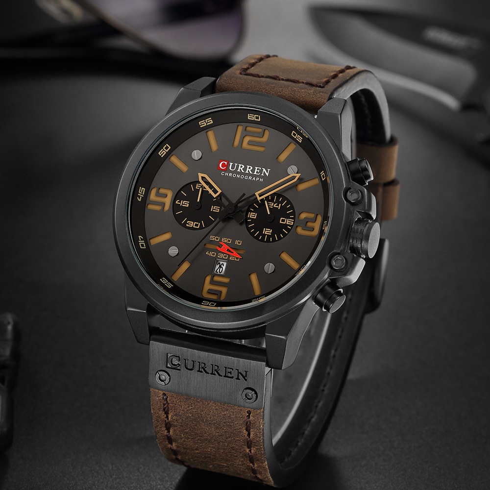 CURREN Ultimate Design Men's Watch BrownBlack