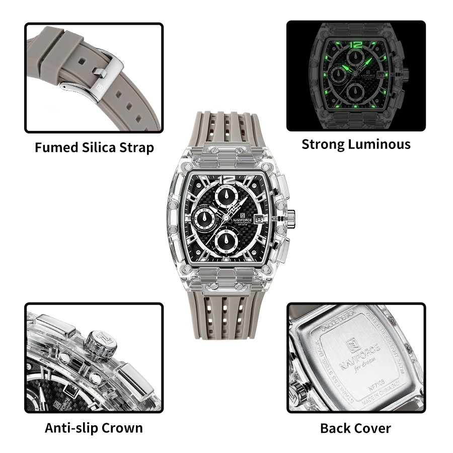Naviforce Ultimate Transparent Men's Watch thumbnail 3