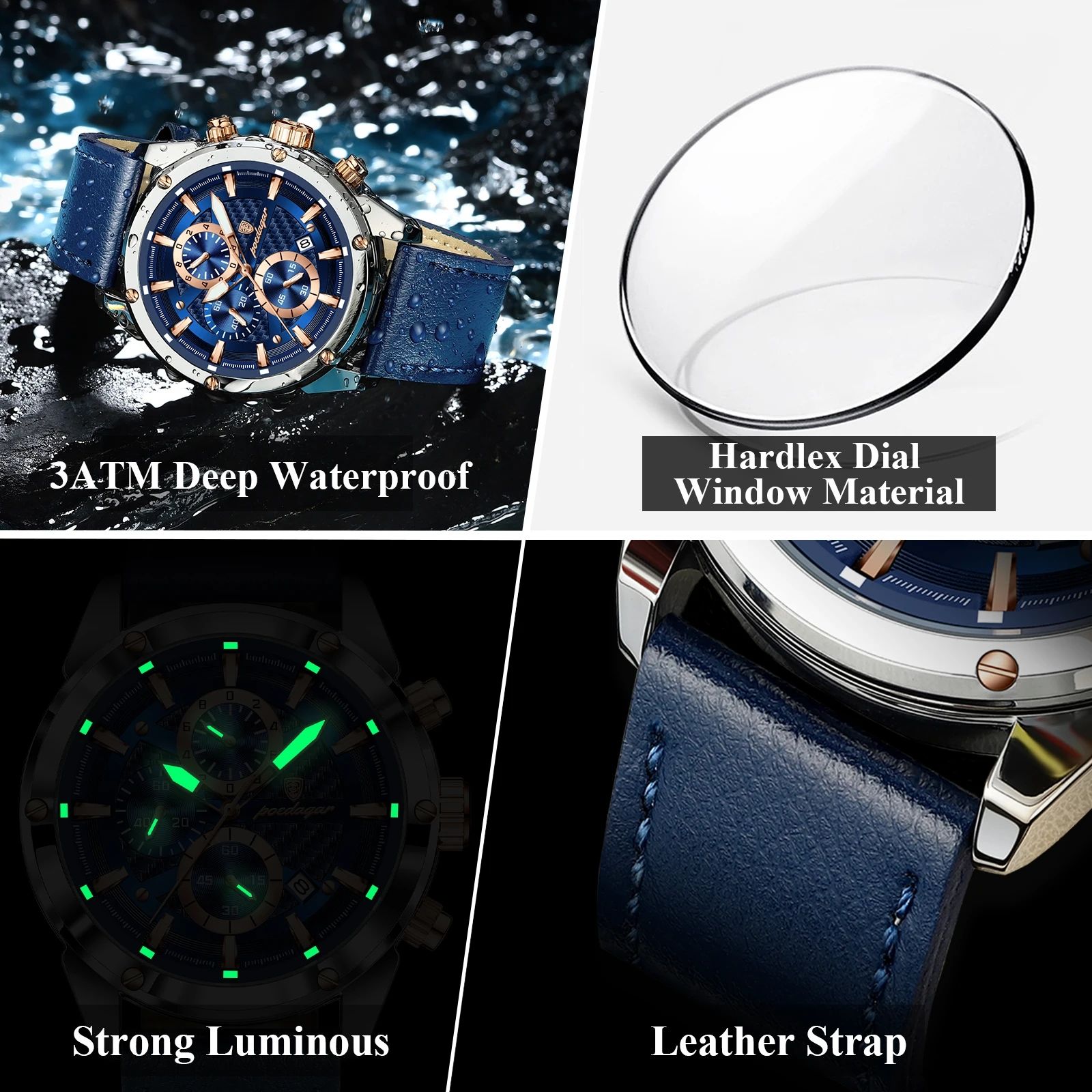 Poedagar 860 Men's watch thumbnail 2