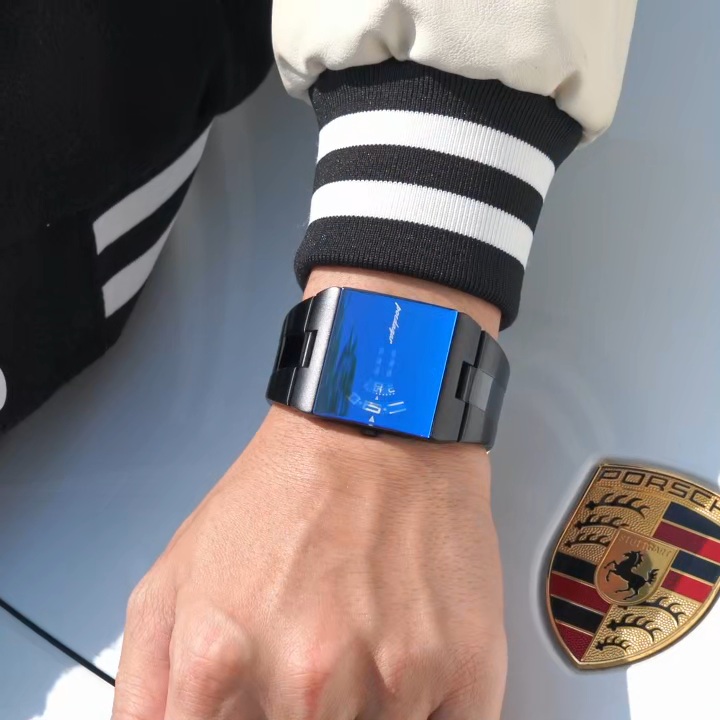 Poedagar 857 Men's watch BlackBlue thumbnail 5