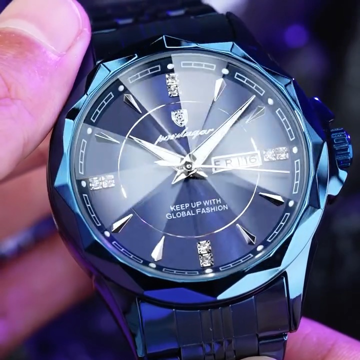 Poedagar 674 Men's watch Blue thumbnail 5